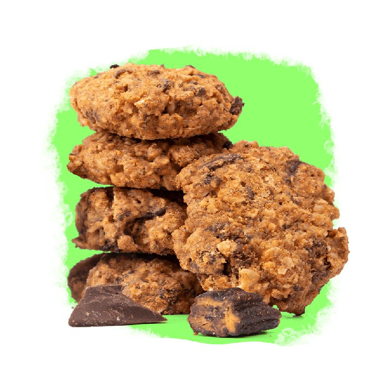 Aveia, banana e 50% cacau — Cookies Selecto Cacau